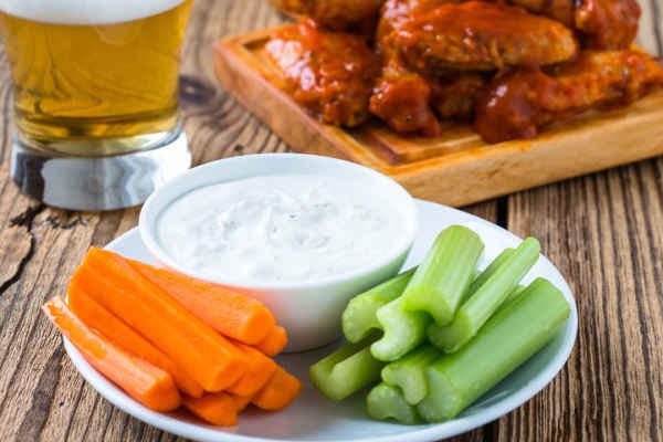 Carrots and Celery Sticks Tray